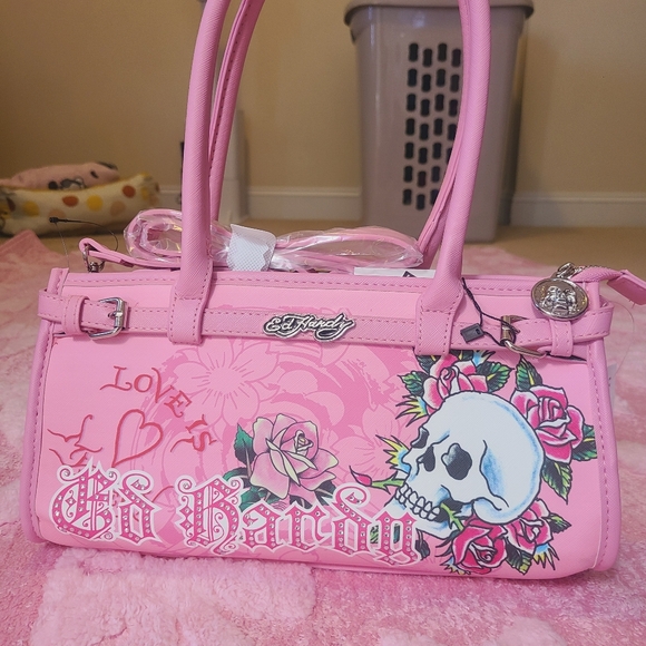 Ed Hardy Handbags - Ed Hardy Pink Tote Bag 💗